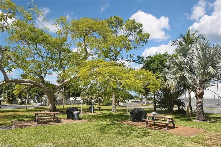 Community Picnic and Grill area