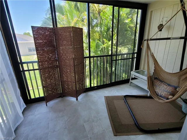Unfurnished sunroom with a healthy amount of sunlight