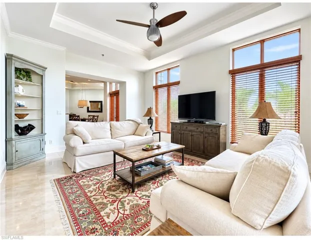 Open floor plan, bright and sunny