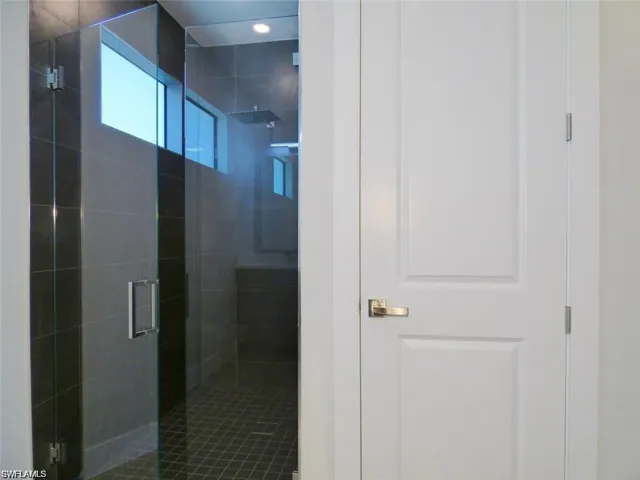 Bathroom with walk in shower