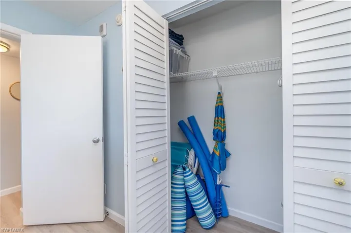 View of closet