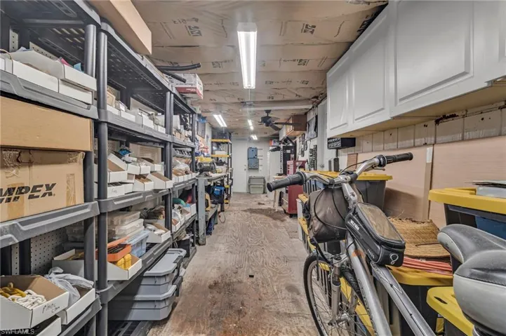 View of storage area
