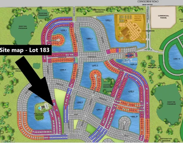 Site map - Lot 183