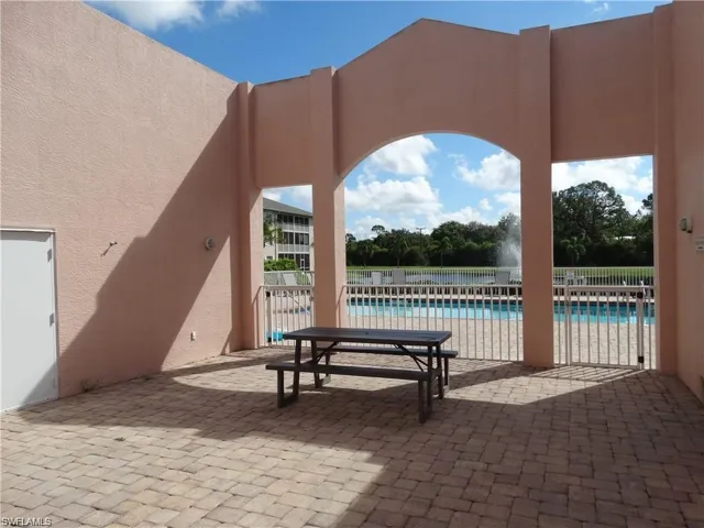 View of patio / terrace with a community pool