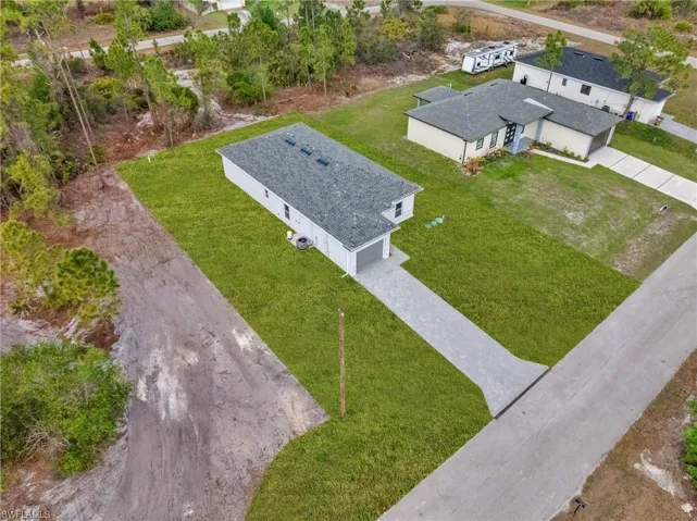 Aerial view of property and surrounding area