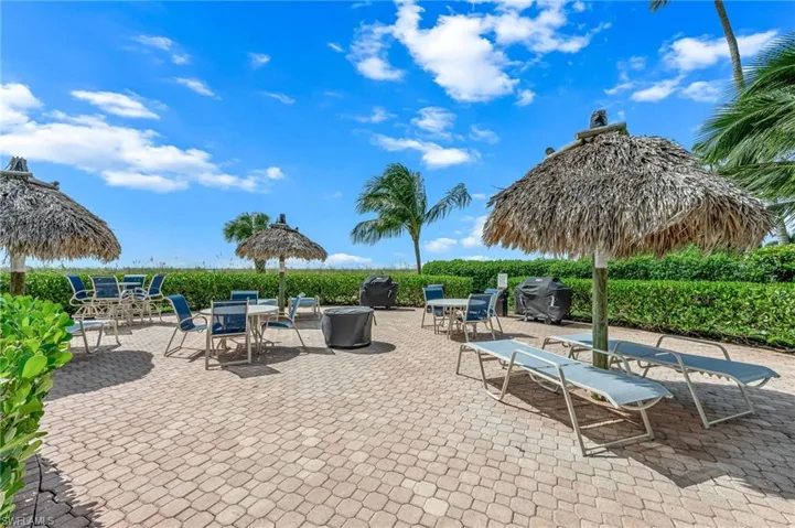 View of patio / terrace with outdoor dining area and a grill