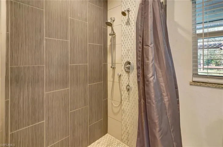 Mother-in-Law Suite:  Custom tiled walk-in shower