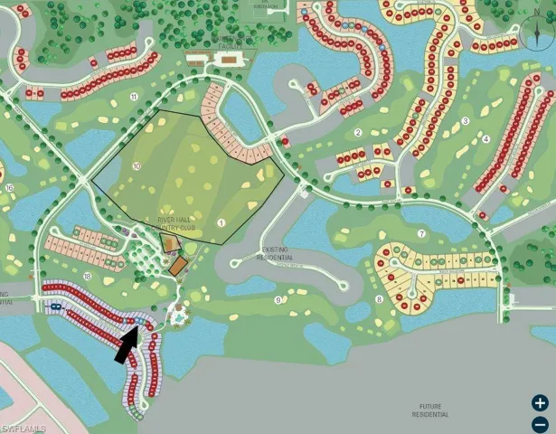 Site map: Lot 29 - Golf course view