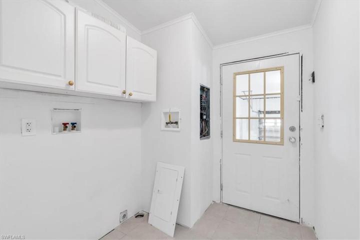Utility room and garage entry