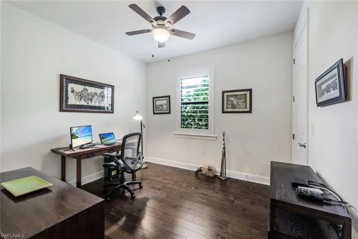 3rd Bedroom Being Used as office, walk in closet