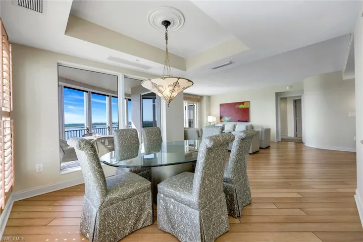 A refined setting for hosting family and friends.