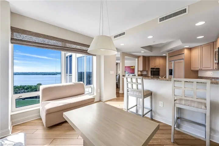 Informal dining space just off the kitchen.