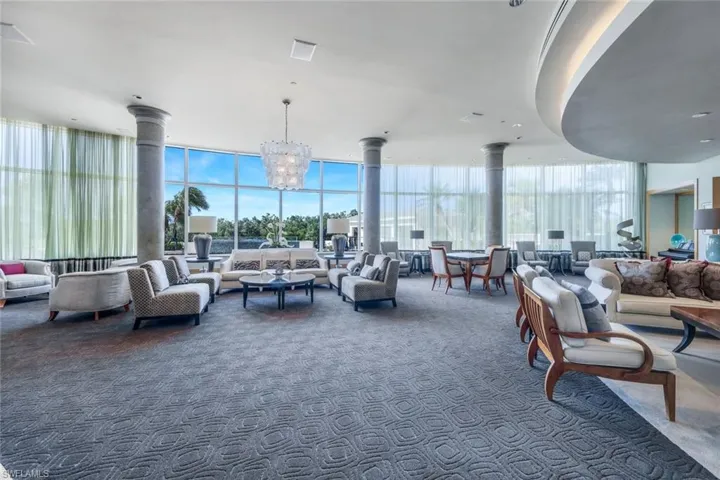 Estancia's club room where you will gather with friends and neighbors.