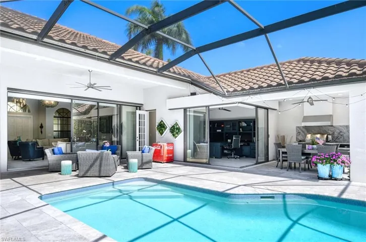 Refinished Pool, Spa and lanai surface
