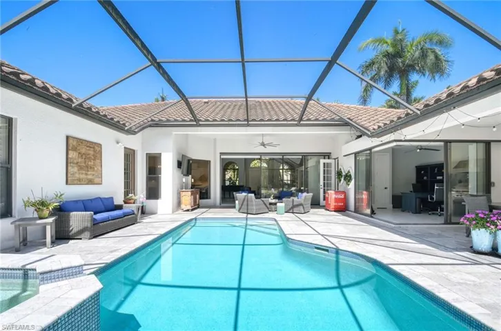 Refinished Pool and lanai surface