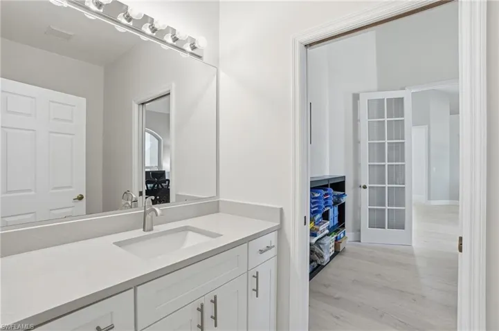 Half Bathroom attached to Den/ office