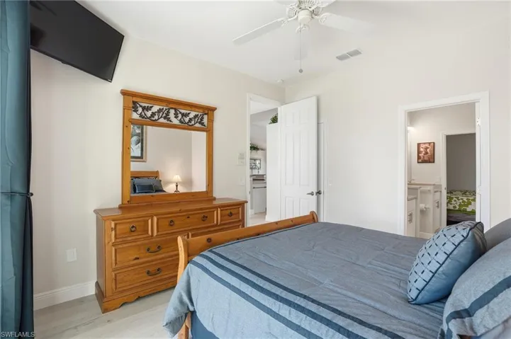 Guest Bedroom with attached full bathroom