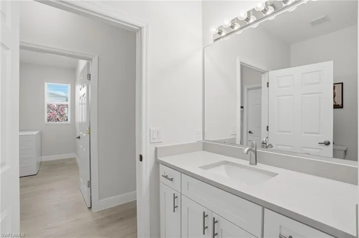 Half Bathroom attached to Den/ office