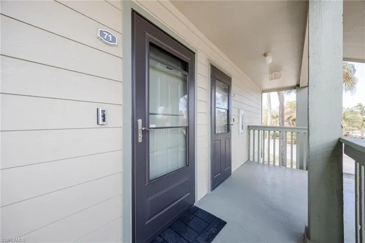 View of entrance to property