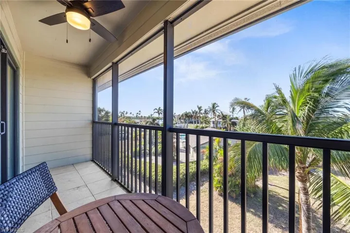 2nd floor balcony with view of community pool