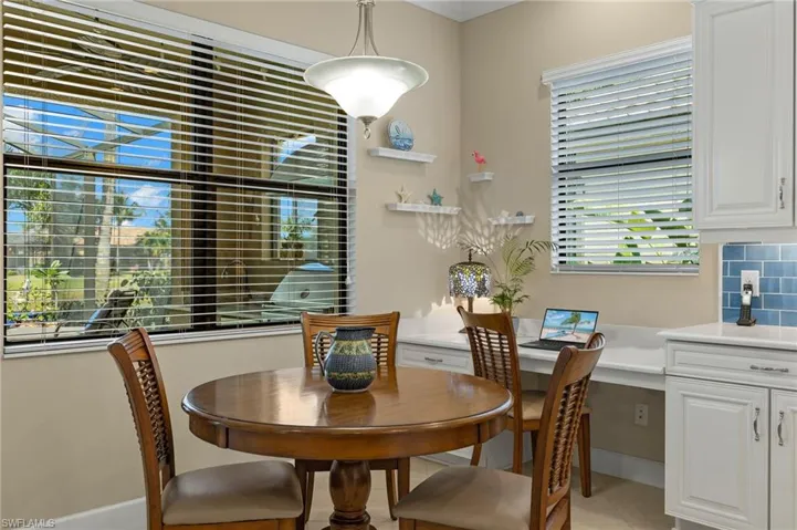 View of dining area