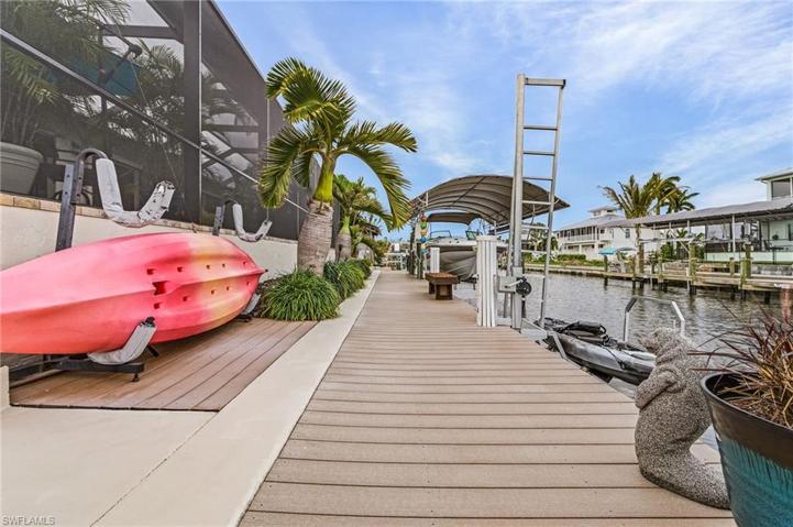 Kayak lift and storage.