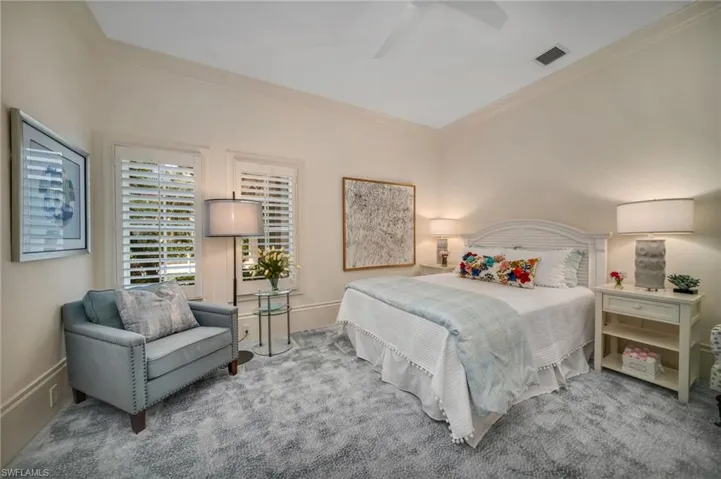 Your guests will love this bright, spacious suite, where one could just curl up on the chair with a book.  So relaxing and beautifully furnished...