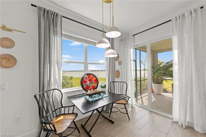 Dining space featuring healthy amount of natural light