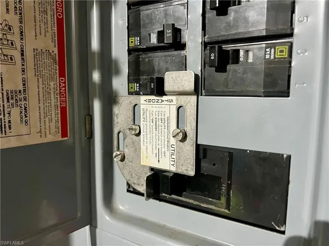 Lock out switch for generator.