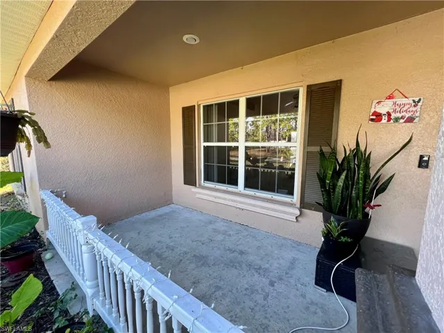 Covered front porch