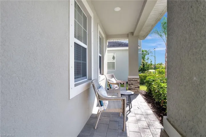 View of front patio