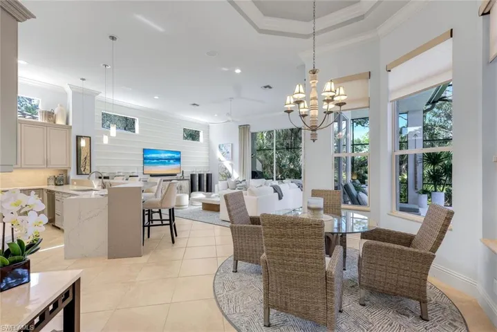 It just keeps getting better with a beautiful Breakfast Room!
