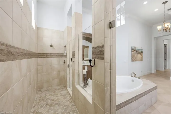 Dual head shower