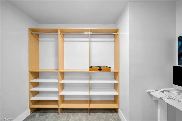 View of spacious closet
