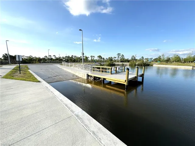 Boat ramp and dock at Crystal Lake Park