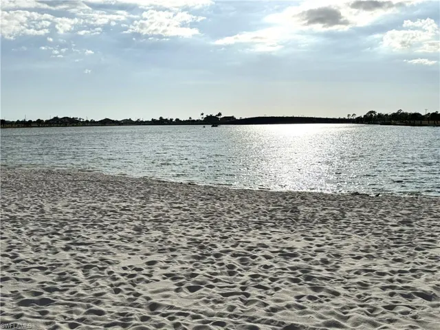 Community beach at Lake Crystal
