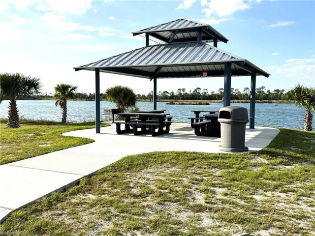 One of several picnic shelters at Crystal Lake Park