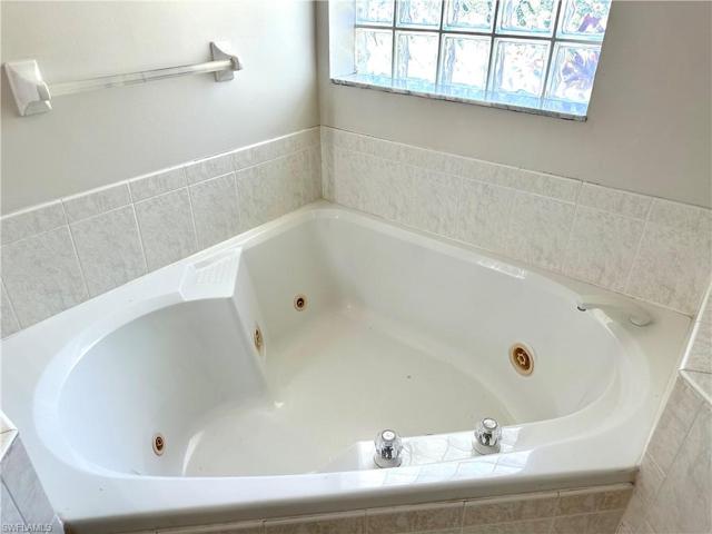 Romantic jacuzzi in master bathroom