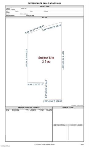Approximate property boundaries.