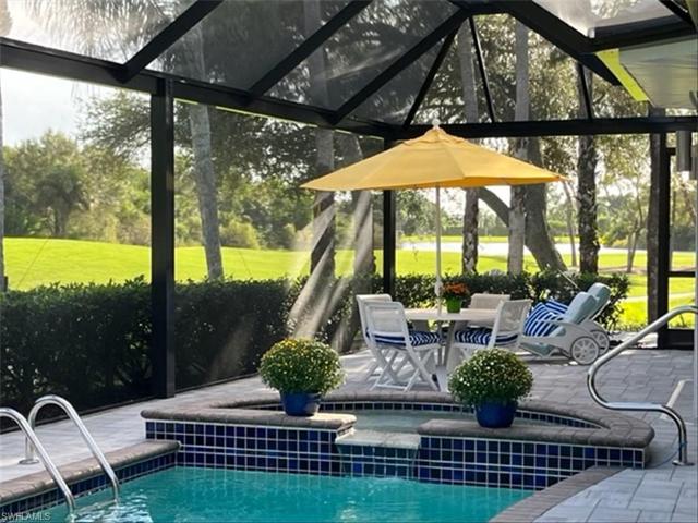 Lanai w/ golf, reserve and lake view