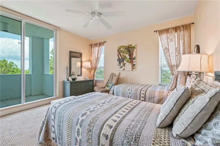 En-suite bedroom with private balcony