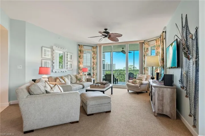 Spacious living room with access to wrap around lanai