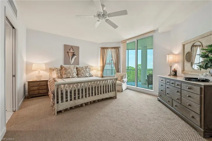 Generous master retreat with access to wrap around lanai