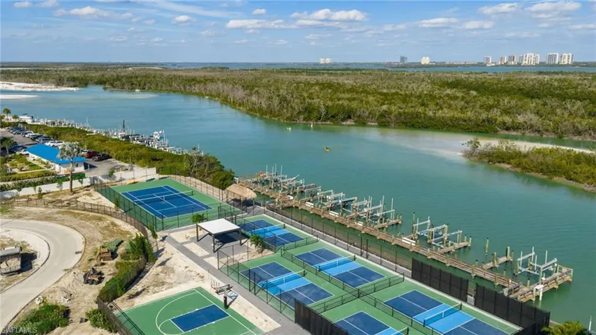 Pickleball, tennis and basketball courts