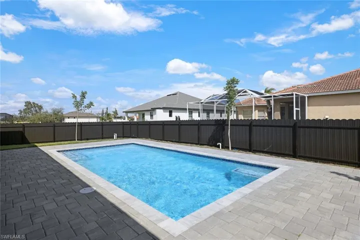 Not Subject Property - Picture of pool at previously completed home.
