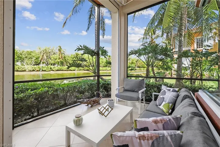 Screened lanai