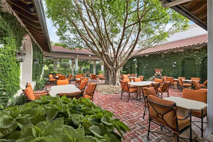 View of patio