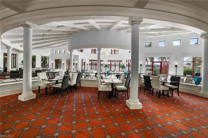 Interior clubhouse dining