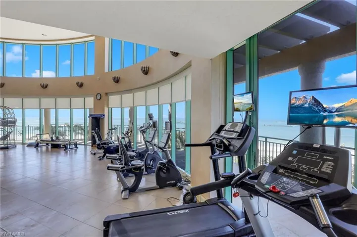 View of workout area