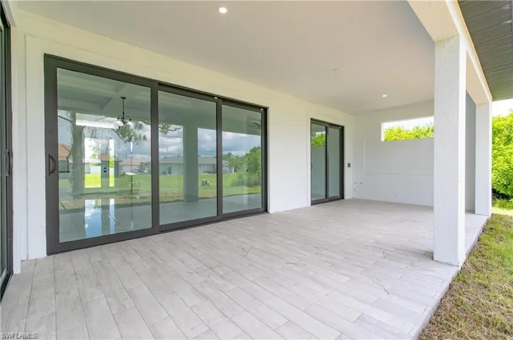 View of patio
